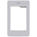 Vimar Elvox 41131.01 Mounting frame and plate, 1 module, grey