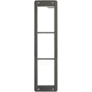 Vimar Elvox 41233 Mounting frame with cover plate, Pixel Heavy, 3 modules, sable grey