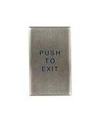 RCI Rutherford Controls 940P-MOX32D  Momentary, Push to Exit Symbol Pushplate