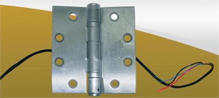 RCI Rutherford Controls 95229   Full Mortise Concealed 6-wire Electrified Hinge,Brushed Stainless Steel