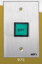 RCI Rutherford Controls 975-MO-24Vx28  2" Momentary Illuminated Push to Exit Pushbutton with LED bulb