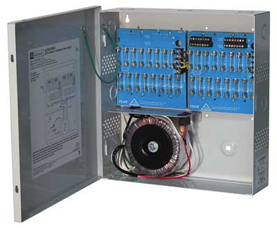 Altronix ALTV2432300ULCB 32 PTC Output CCTV Power Supply, 24VAC @ 12.5A or 28VAC @ 10A