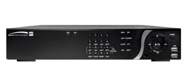 Speco D8HT6TB 1080P TVI/IP 8-Channel Hybrid Digital Video Recorder, 6TB HDD