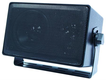 Speco DMS3TS Weather Resistant 3 Way Speakers w/ Transformer , Black