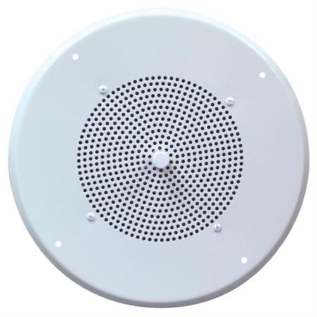 Speco Tech G86 8-Inch Ceiling Speaker With 70V/25V Transformer & Volume Control - For Background Music Systems