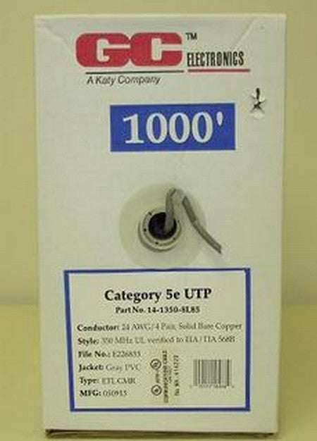 Category 5e 14-1350-8L85 Cat 5E - 350MHz Cable 1000ft