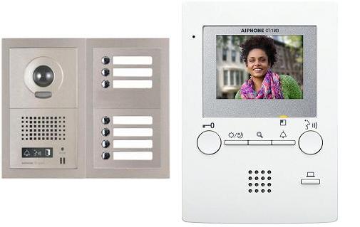 Aiphone GT-7V3 7 Apartment Multi Tenant 3.5" Video Intercom System Set