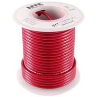 NTE WH26-02-100    HOOK UP WIRE 300V STRANDED TYPE 26GAUGE RED 100 FEET