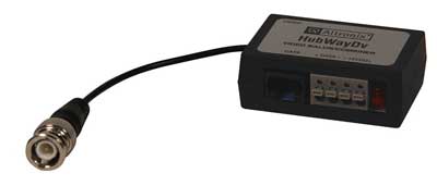 Altronix HubWayDv 12VDC Video Balun/Data/Video Combiner