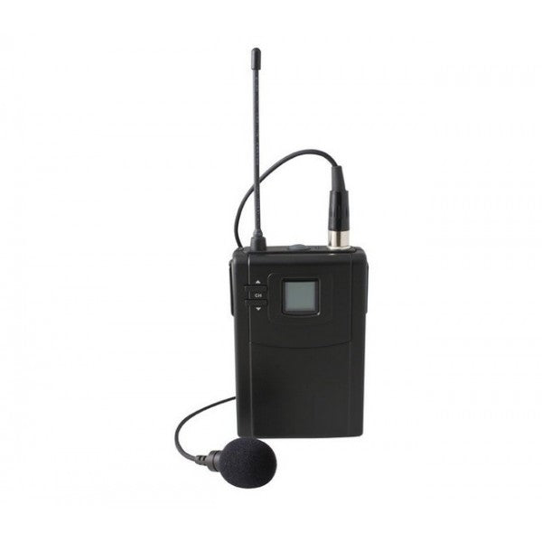Speco MUHFLP UHF 700 Frequency-Selectable Wireless Lapel Microphone