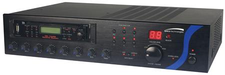 Speco PBM120AU 20 Watt RMS P.A Amplifier with Tuner, CD, and USB