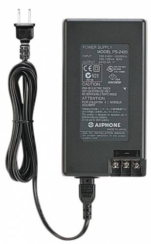 Aiphone PS-2420UL 24V DC, 2A Power Supply (GT,JP,KB Systems)
