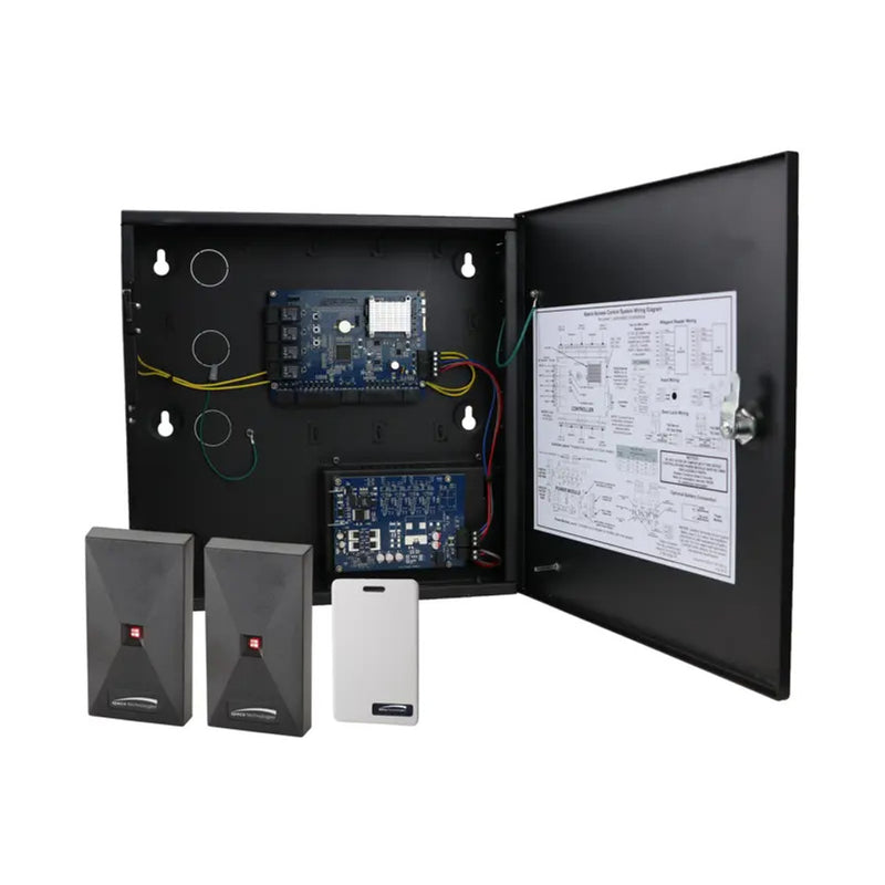 Speco ACKIT2DRS 2 Door Access Control Kit Bundle-Power Package-License Required Over 5 Doors-Scalable to 128 Doors