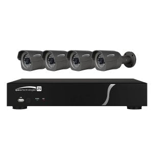 Speco ZIPL84B2 Plug & Play 8-Channel,2 TB NVR and IP Camera Kit w/4 full HD 1080p Outdoor IR Bullet Cameras