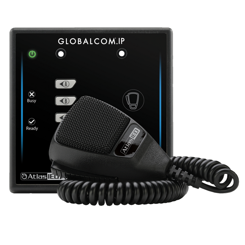 Atlas IED GLOBALCOM®.IP Digital Microphone Station with 4 Buttons