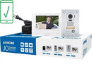 Aiphone JOS-1VW (JOS1VW) 7-Inch Touch Button Video Surface Mount Intercom Kit With Mobile App Functionality