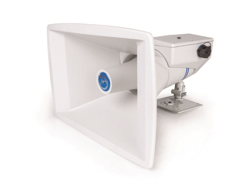 Atlas IED IP-APX PoE+ Weather Resistant Constant Directivity IP Horn with Rotating Bell & Wall/ Pole Mount