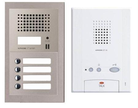 Aiphone Intercom Rcnetwork Aiphone GT-4OV-VN 4 Unit Multi Tenant Audio Open Voice Intercom System ...