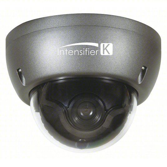 Speco HTINT59K1 1000TVL Intensifier Dome 2.8-12mm VF lens, Included Junction Box, Dark Grey, TAA