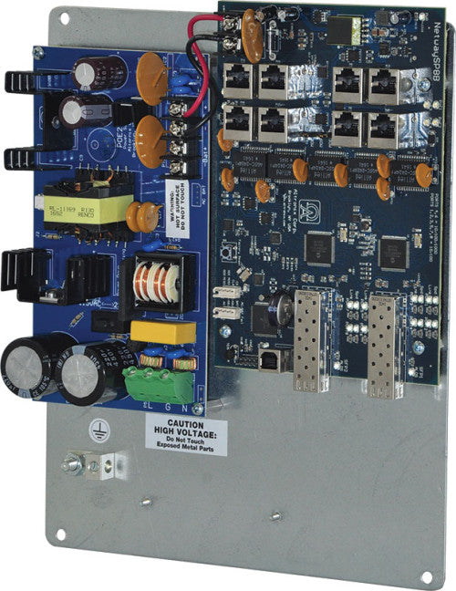 Altronix NETWAYSP8PL3 8PT FB MD CNV/2SFP/360W/BP