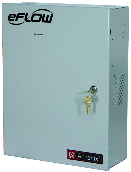 Altronix EFLOW104NK8D 24&12VDC@6A/8PTC OUT, 115VAC