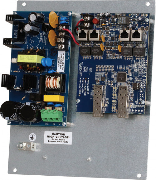 Altronix NETWAYSP41PL 4PT FIBER MED CONV/2SFP/BP