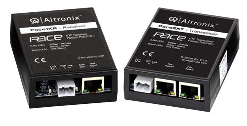 Altronix PACE2KRT 1KM 1PR ETHERNET/DUAL POE/UTP