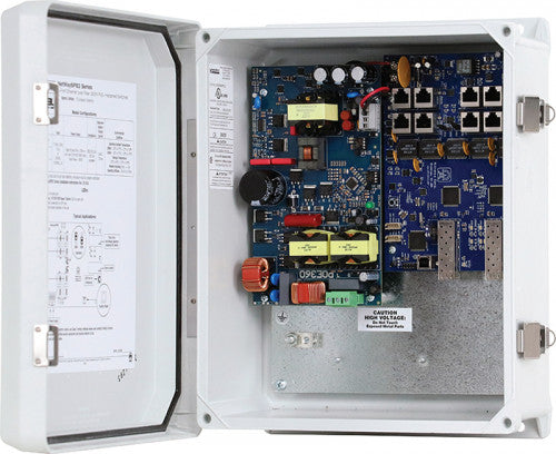 Altronix NETWAYSP8WP37 8P FB MD C/2SFP/360W/NEMA4/277