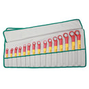 Eclipse Tools PK-2812M 15Pc 1000V Insulated Single Box End Wrench Set