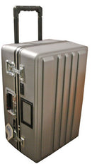 Platt 231510AHG Heavy-Duty Polyethylene Case With Wheels And Telescoping Handle