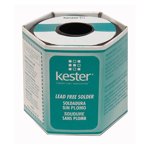Kester 24-0001-0027 44 Rosin Flux Core Solder Wire, 0.031 dia, 1 lb Spool, Sn95/Sb05