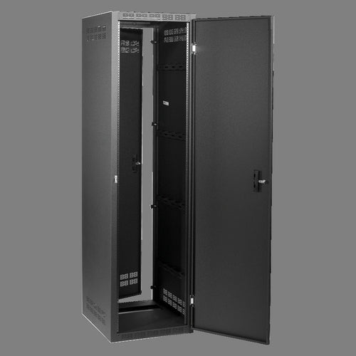 Atlas Sound 244-25 200 Series 25.5" Deep Welded Floor Cabinet (UL Listed) 44RU