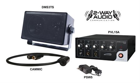 Speco 2WAK2 Two-way Audio Kit for DVR's with PVL15A Amplifier
