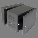 Atlas Sound 307-12 Sectional Wall Cabinet, 12" D Center Section - 7 RU