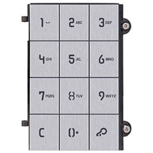 Vimar Elvox 41119.01 Keypad front module for Due Fili Plus electronic units 41019 and 41020, grey