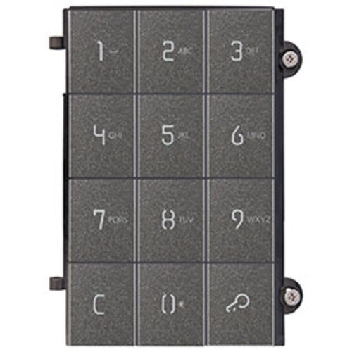 Vimar Elvox 41119.02 Keypad front module for Due Fili Plus electronic units 41019 and 41020, slate grey