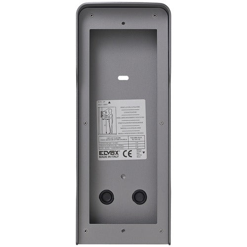 Vimar Elvox 41152.02 Surface mounting box with built-in rainproof cover for 2 modules, slate grey