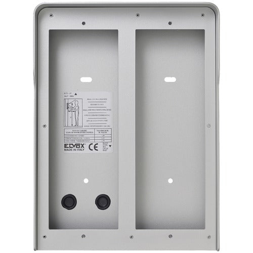 Vimar Elvox 41154.01 Surface mounting box with built-in rainproof cover for 4 (2x2) modules, grey