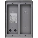 Vimar Elvox 41154.02 Surface mounting box with built-in rainproof cover for 4 (2x2) modules, slate grey