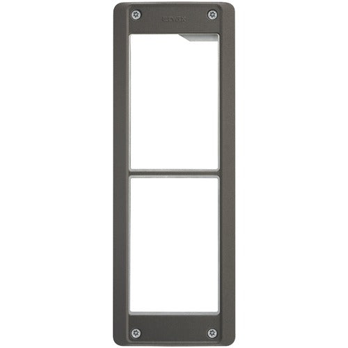 Vimar Elvox 41232 Mounting frame with cover plate, Pixel Heavy, 2 modules, sable grey