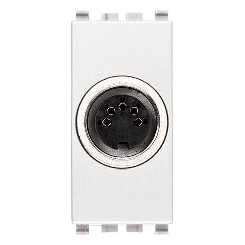 Vimar Elvox 41524  5P DIN socket connector white