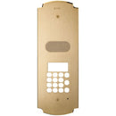 Vimar Elvox 41640 Plate Patavium 2F+ audio+keypad brass