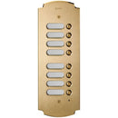 Vimar Elvox 41643 Add.plate Patavium 2F+ 8-butt. Brass