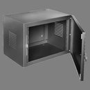 Atlas Sound 607-15 Wall Mount Cabinet with Locking Front Door - 7 RU