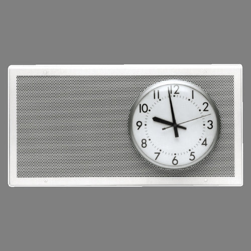 Atlas Sound 840-812A Perforated Baffle for 8" Speaker and 12" Analog Clock