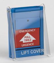 RCI Rutherford Controls 904-EFY  Yellow English/French Emergency Pull Station