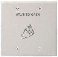 RCI Rutherford Controls 913W  Microwave Motion Switch Touchless Push Plate, White