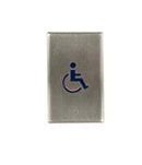 RCI Rutherford Controls 940H-MOX32D  Momentary, Handicap Symbol Pushplate
