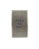 RCI Rutherford Controls 940P-MOX32D  Momentary, Push to Exit Symbol Pushplate