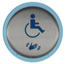 RCI Rutherford Controls 950TH6 6" Round Touchless Short Range Actuator with Handicap Logo